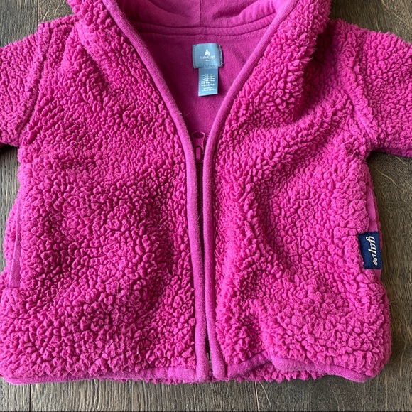 2/$15 Gap Sweater Magenta 12-18 month - Picture 3 of 9